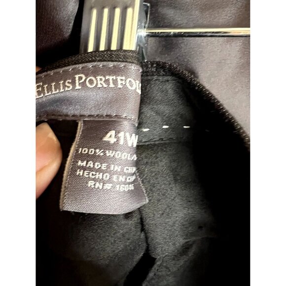 Perry Ellis Portfolio Men's‎ Tonal Plaid 2 PC Wool Suit Jacke - Picture 8 of 15